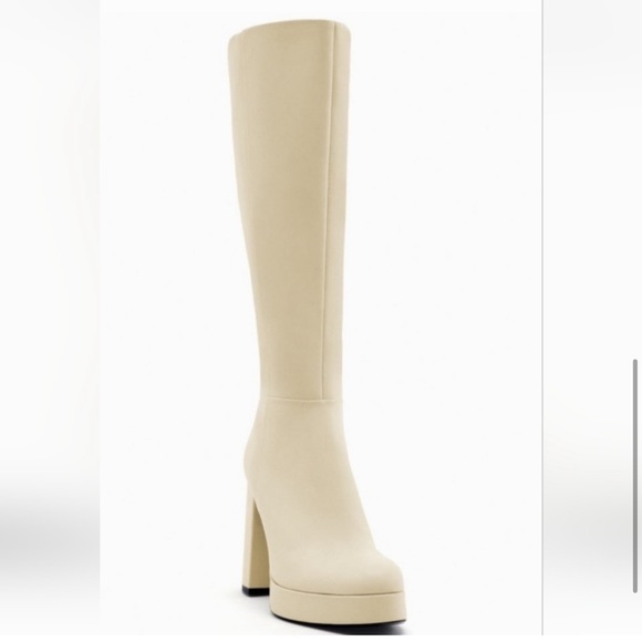 NWT Zara tall Leather boots size 6 - Picture 5 of 6